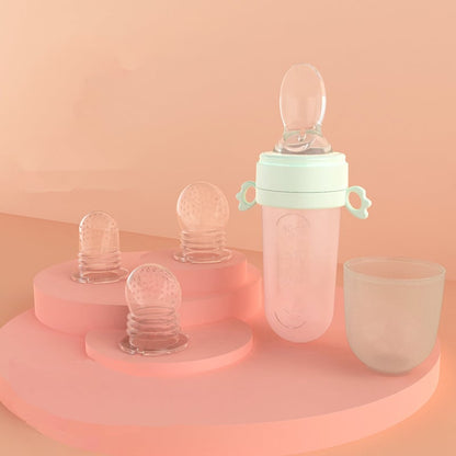 Portable Baby Feeding Spoon and Rice Cereal Bottle