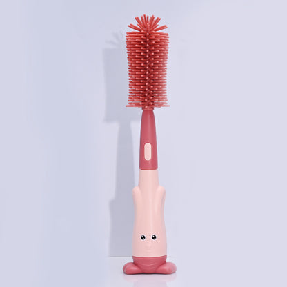 Silicone Bottle Cleaning Brush with Long Handle